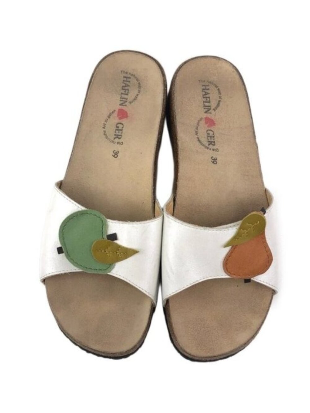 Haflinger Apple Pear Slide Sandals EUR 39